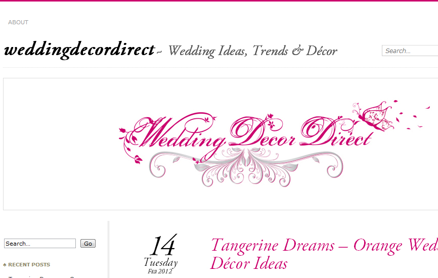 Wedding D cor Direct On Pinterest Other Social Networks